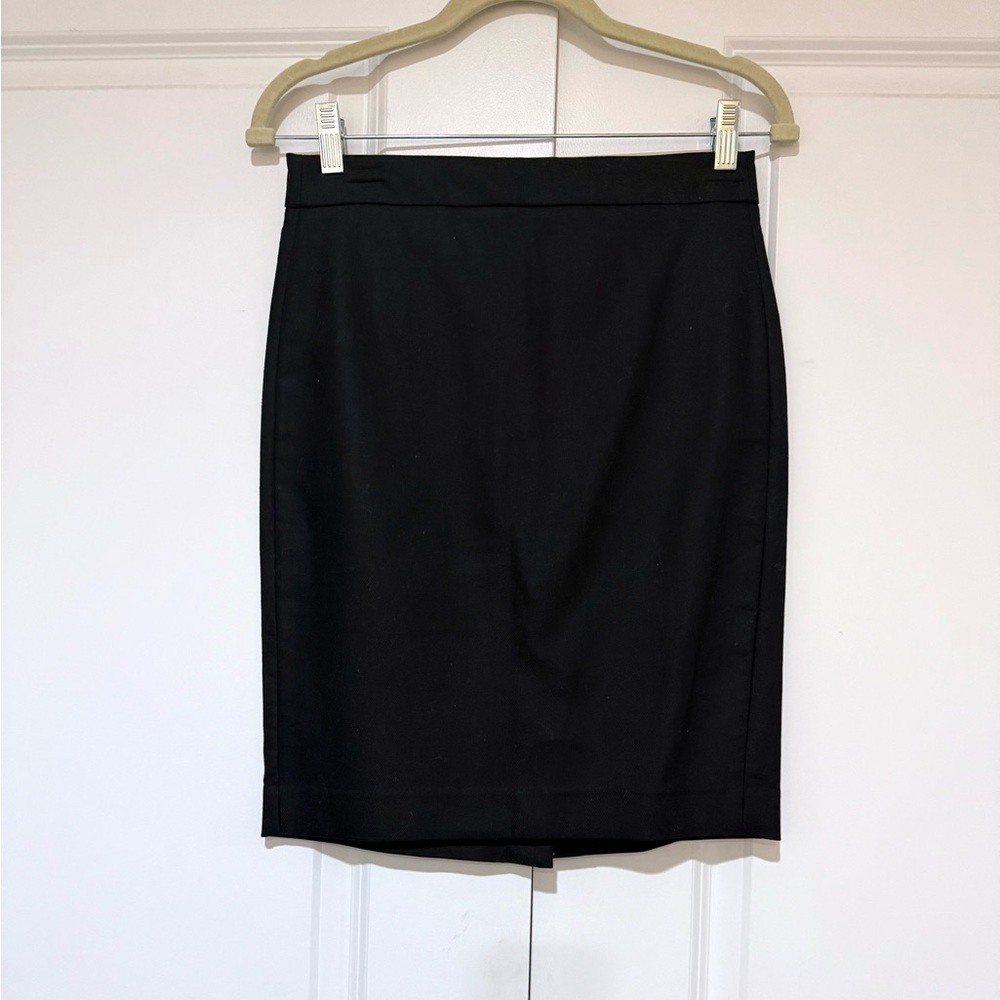 J. Crew Factory Nwt Black Tailored Pencil Skirt